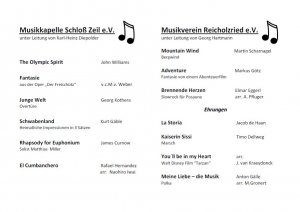 Konzertprogramm